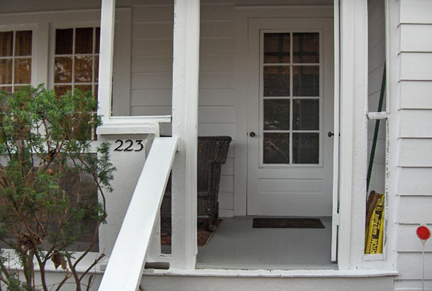 restored front door